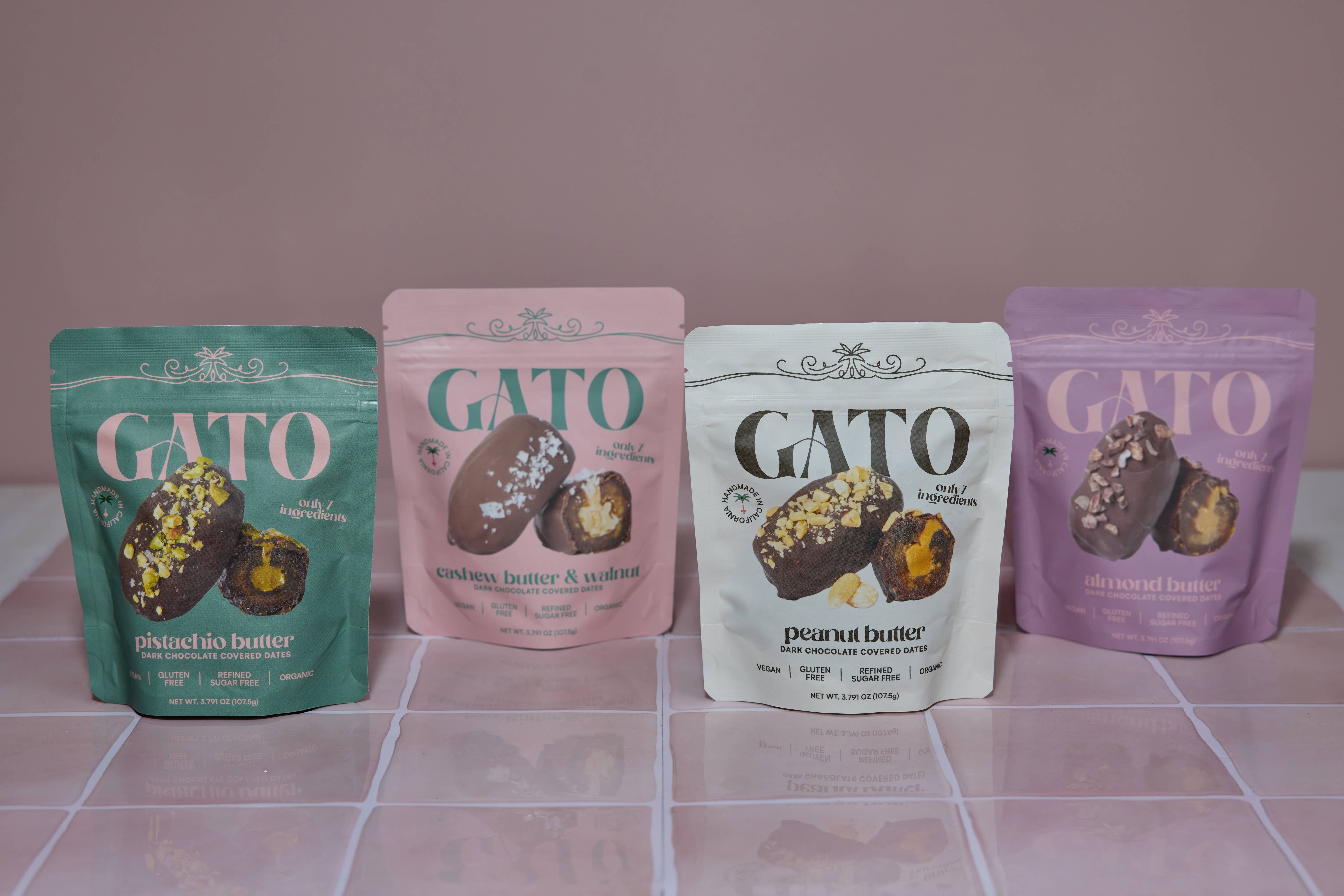 Starter Bundle (Pouches) | Vegan Chocolate-Covered Dates – Gato Dates